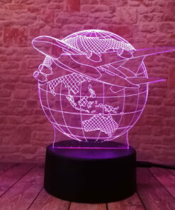 lampe 3d avion