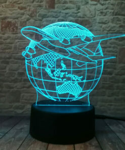 lampe 3d avion