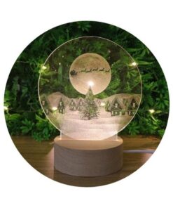 lampe espace lune noel