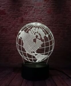 lampe globe terrestre
