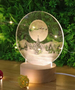 lampe lune noel galactique