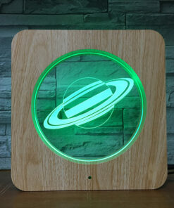 lampe planete saturne led