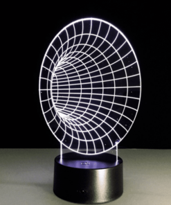 lampe trou de verre
