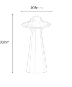 lampe ufo blanc