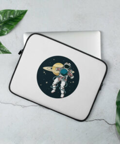 Housse d'ordinateur 13 in astronaute planete