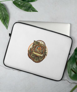 Housse d'ordinateur 15 in tigre astronaute