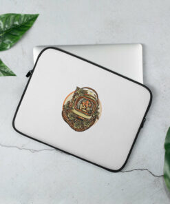 Housse d'ordinateur 13 in tigre astronaute