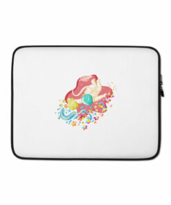 Housse d'ordinateur astronaute fleur