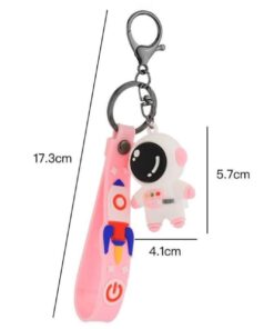 porte-cle-astronaute rose dimensions