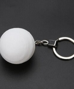 porte clé lune lumineux 3d