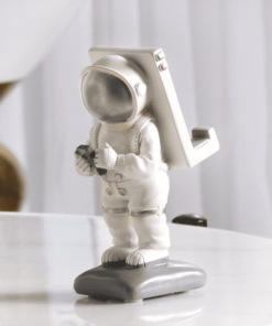 porte smartphone petit astronaute argent
