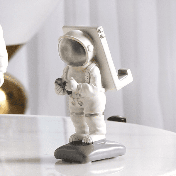 porte-smartphone-petit-astronaute-argent porte smartphone petit astronaute argent