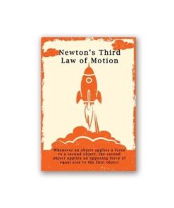 poster 3e loi de newton