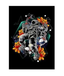 poster astronaute koi