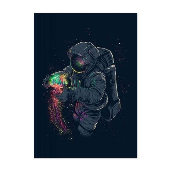 poster-astronaute-meduse poster astronaute meduse