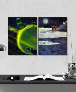 poster espace galactique