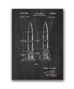 poster-fusee vintage