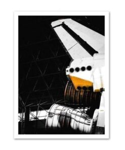 poster moteur navette spatiale
