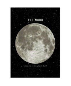 poster satellite naturel lune