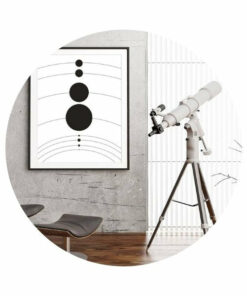 poster-systeme-solaire-minimaliste