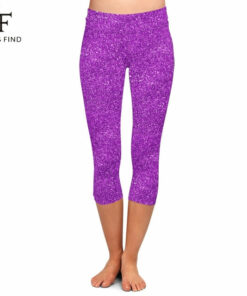 legging univers pailette violet