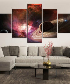 Tableau Saturne Cosmique