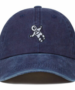 casquette astronaute vintage bleu