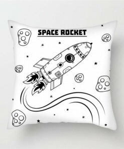 Housse de Coussin Space Rocket