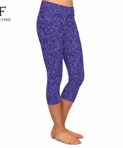 legging univers paillette mauve