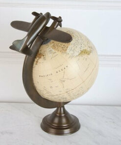 globe terrestre avion