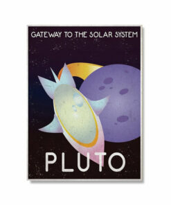 Poster Nasa Vintage Pluton