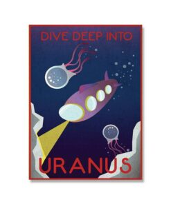 Poster Nasa Vintage Uranus
