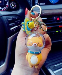 porte cle chien astronaute