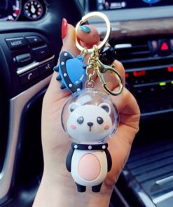 porte cle panda astronaute