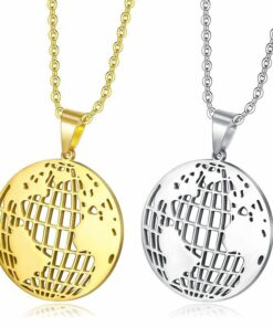 Collier Pendentif Globe