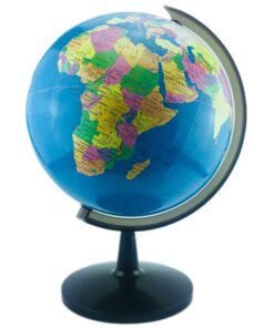 globe terrestre bleu