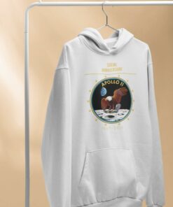 sweat apollo 11 anniversaire blanc