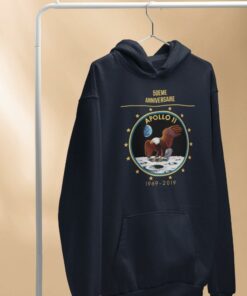 sweat apollo 11 anniversaire bleu
