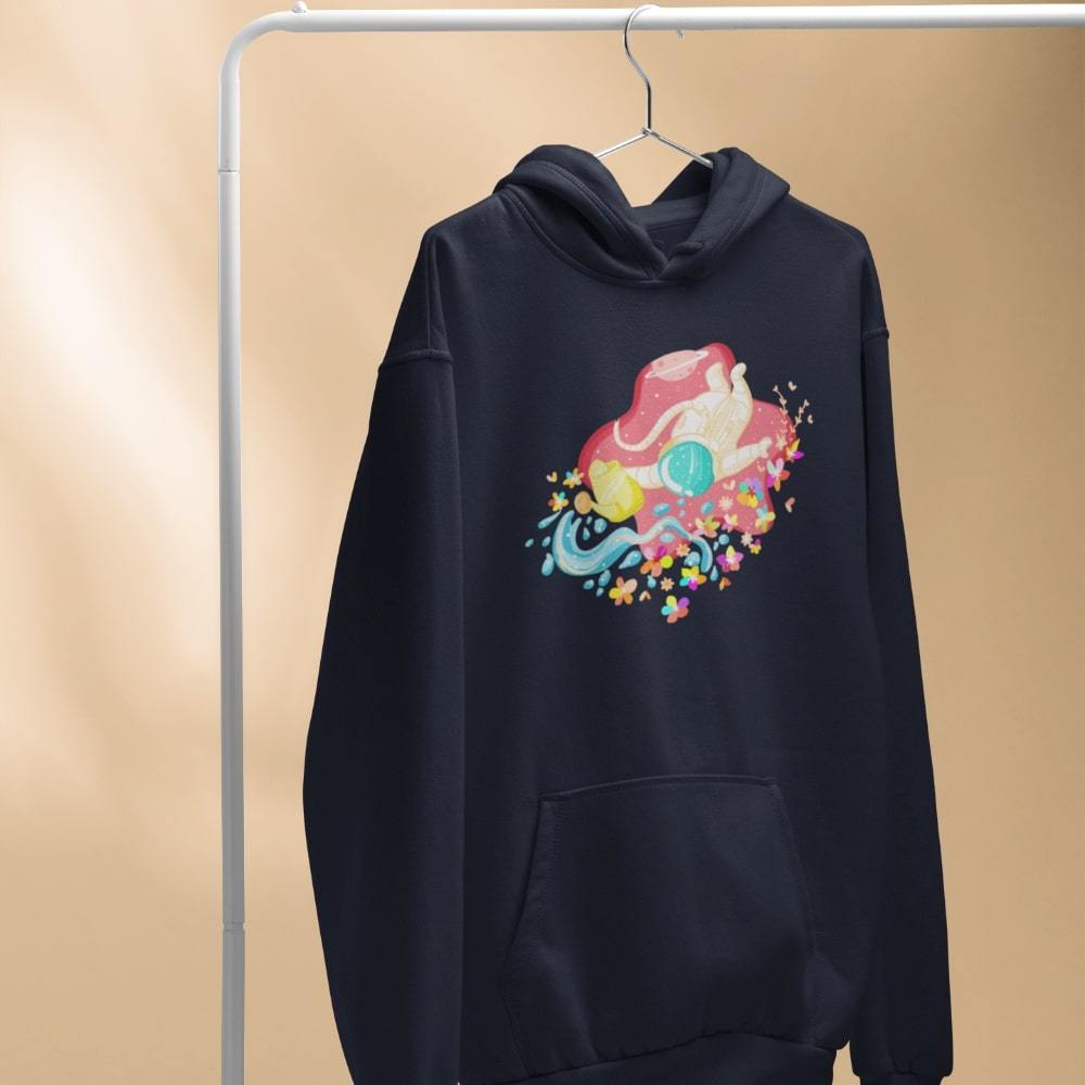 sweat-astronaute-fleurs-bleu-le-petit-astronaute Sweat Astronaute fleurs bleu
