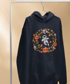 Sweat Astronaute Halloween bleu