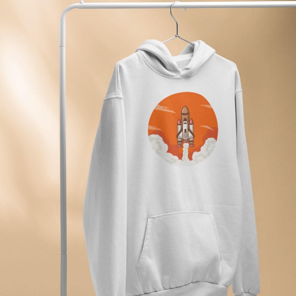 sweat-fusee-mars-blanc-le-petit-astronaute sweat fusee mars blanc