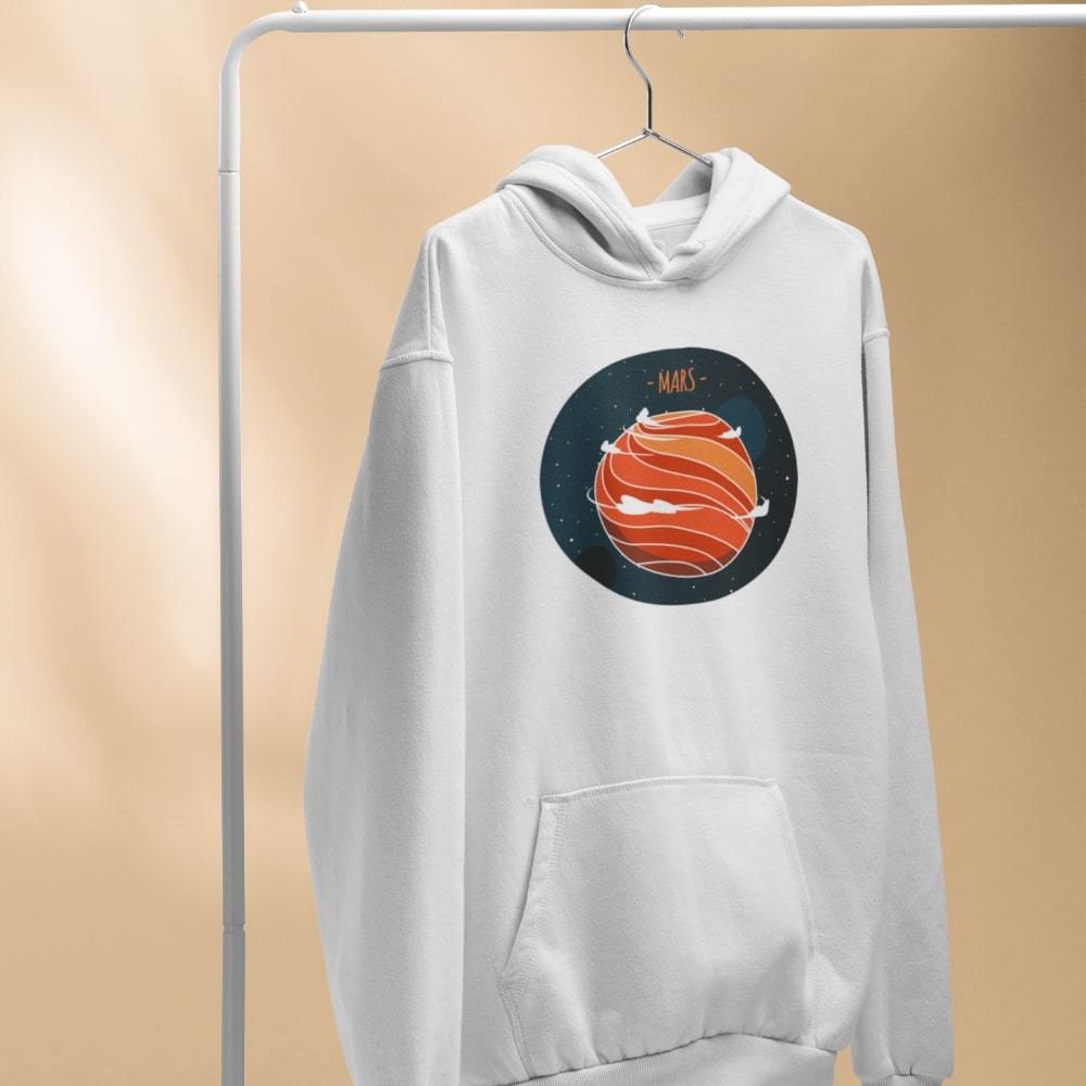 sweat-mars-lune-blanc-le-petit-astronaute sweat mars lune blanc