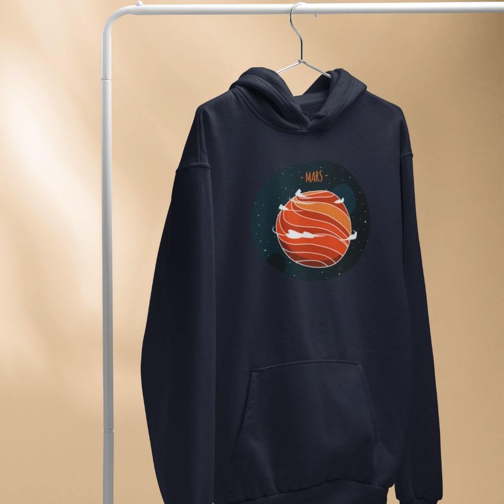 sweat-mars-lune-bleu-le-petit-astronaute sweat mars lune bleu