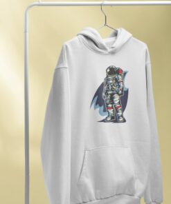 sweat cosmonaute blanc