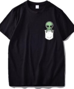 t shirt alien discret