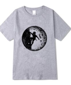 t shirt astronaute escalade gris