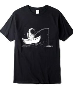 t shirt astronaute pecheur