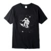 t shirt astronaute skateboard