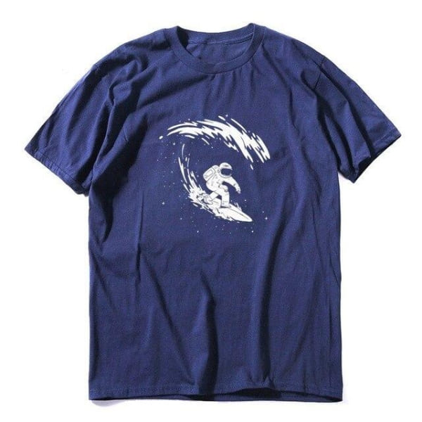 t-shirt-astronaute-surf-bleu t shirt astronaute surf bleu marine