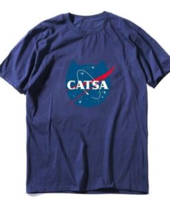 t shirt catsa bleu marine